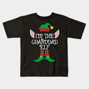 I'm The Granddad Christmas Elf Kids T-Shirt